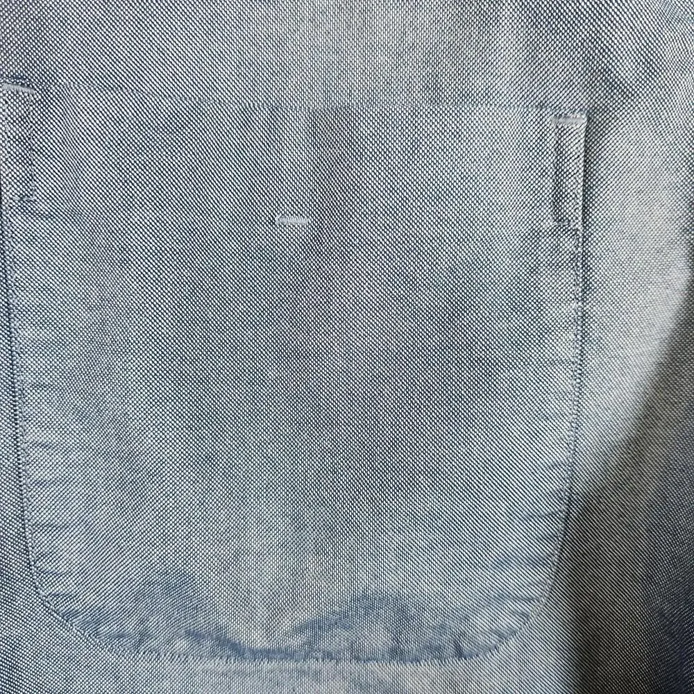 Banana Republic Stretch Oxford Grant Fit Men's Size M‎ Blue Cotton Casual Shirt